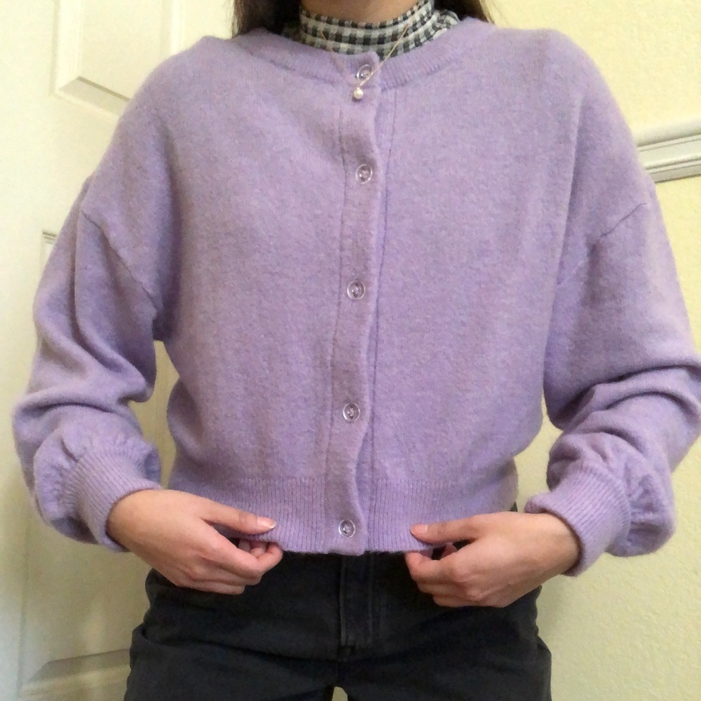 H&M Purple Cardigan